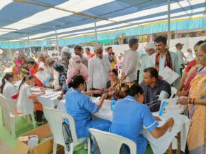 Asha Hospital - Camp at Kalmeshwar