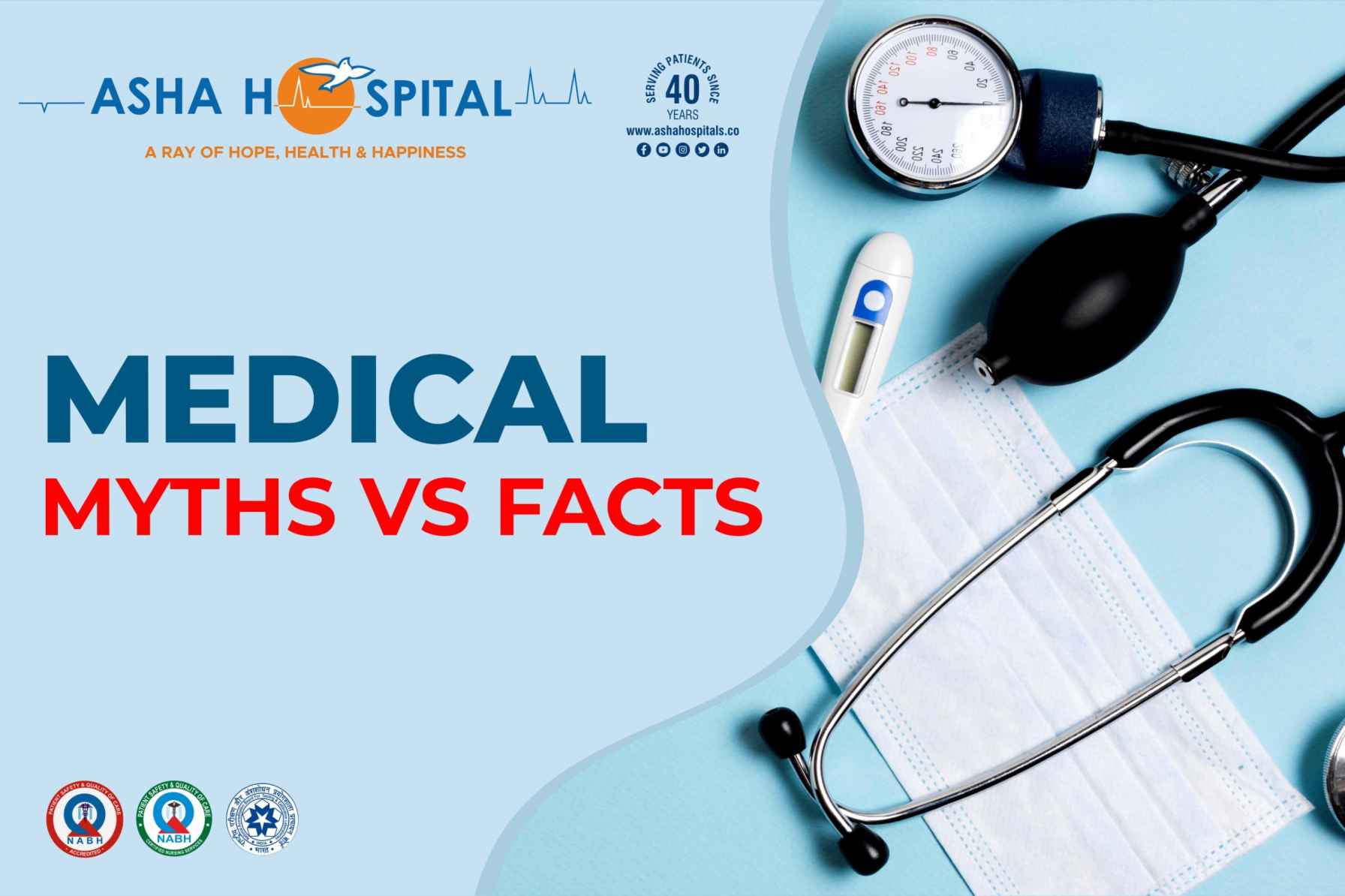 Asha Hospital - Medical Myths vs Facts